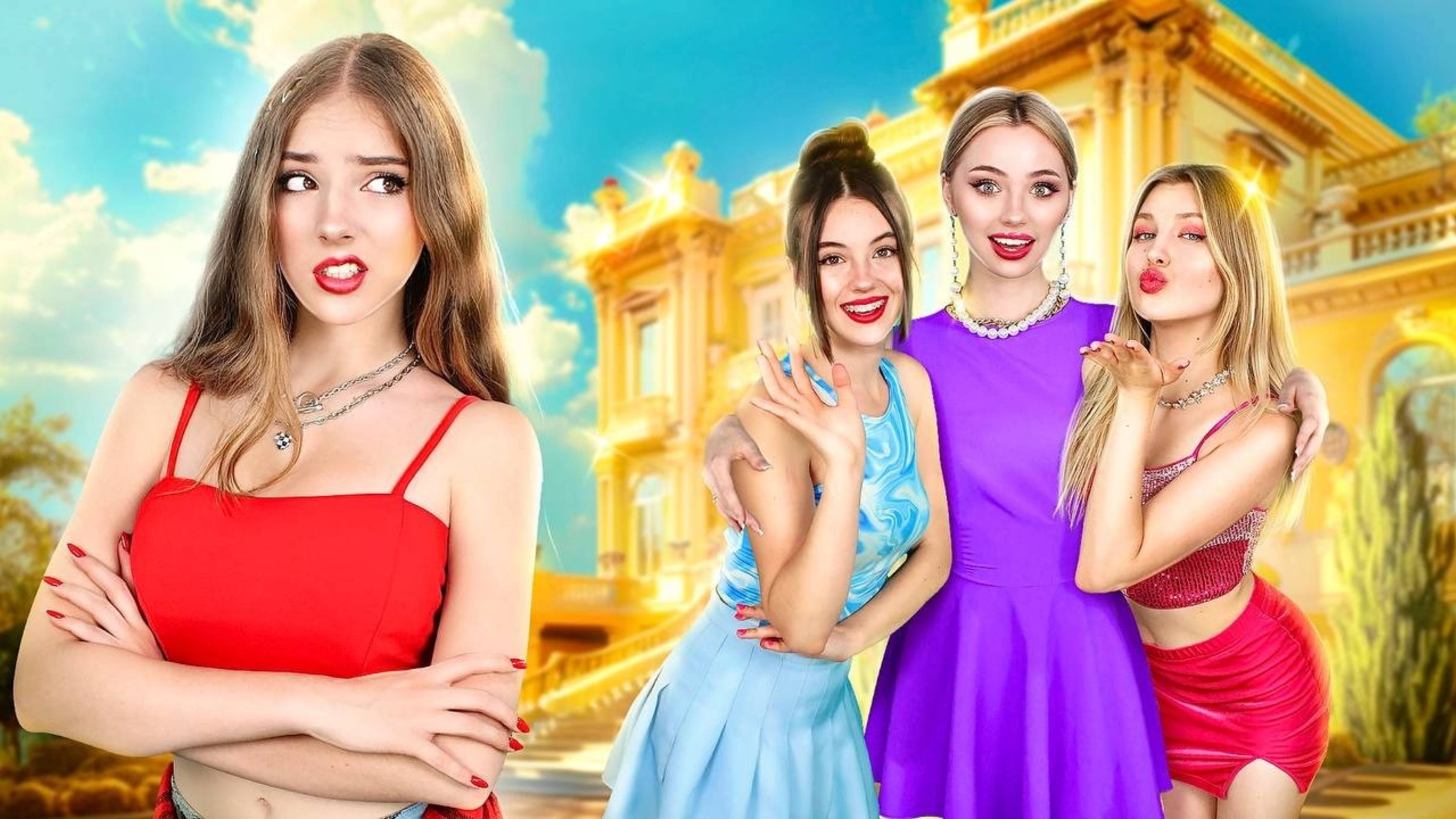 Тим Тин : Мы Удочерили Тройняшек! Плохую Сироту Удочерила Семья Миллионеров