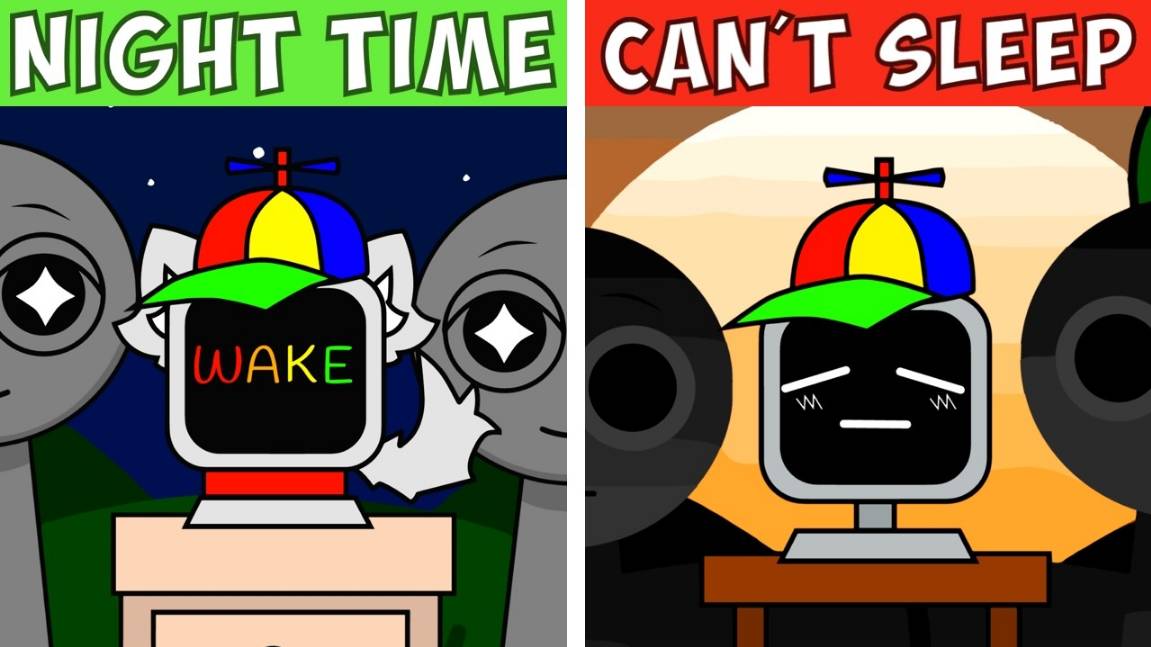 INCREDIBOX SPRUNKI 🌙 | NIGHT TIME vs ALL CAN'T SLEEP! 😴😱 КОШМАР ИЛИ МЕЛОДИЯ?