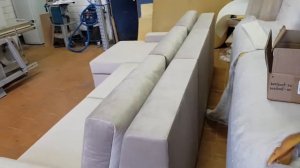 Мягкий угловой диван со спальным местом и атаманкой 3000 х 1500 х 850 мм.