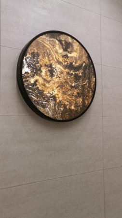 Светильник из каменного шпона