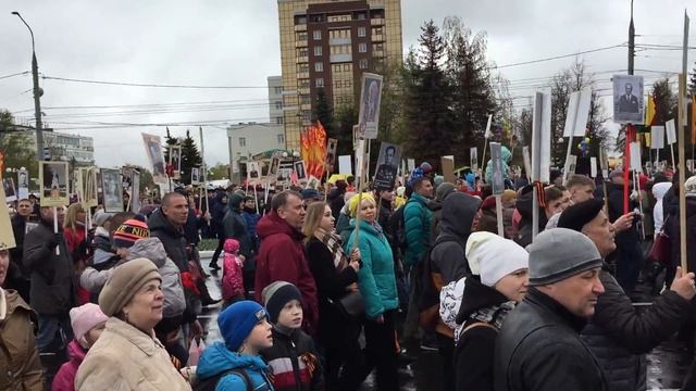 Бессмертный полк во Владимире