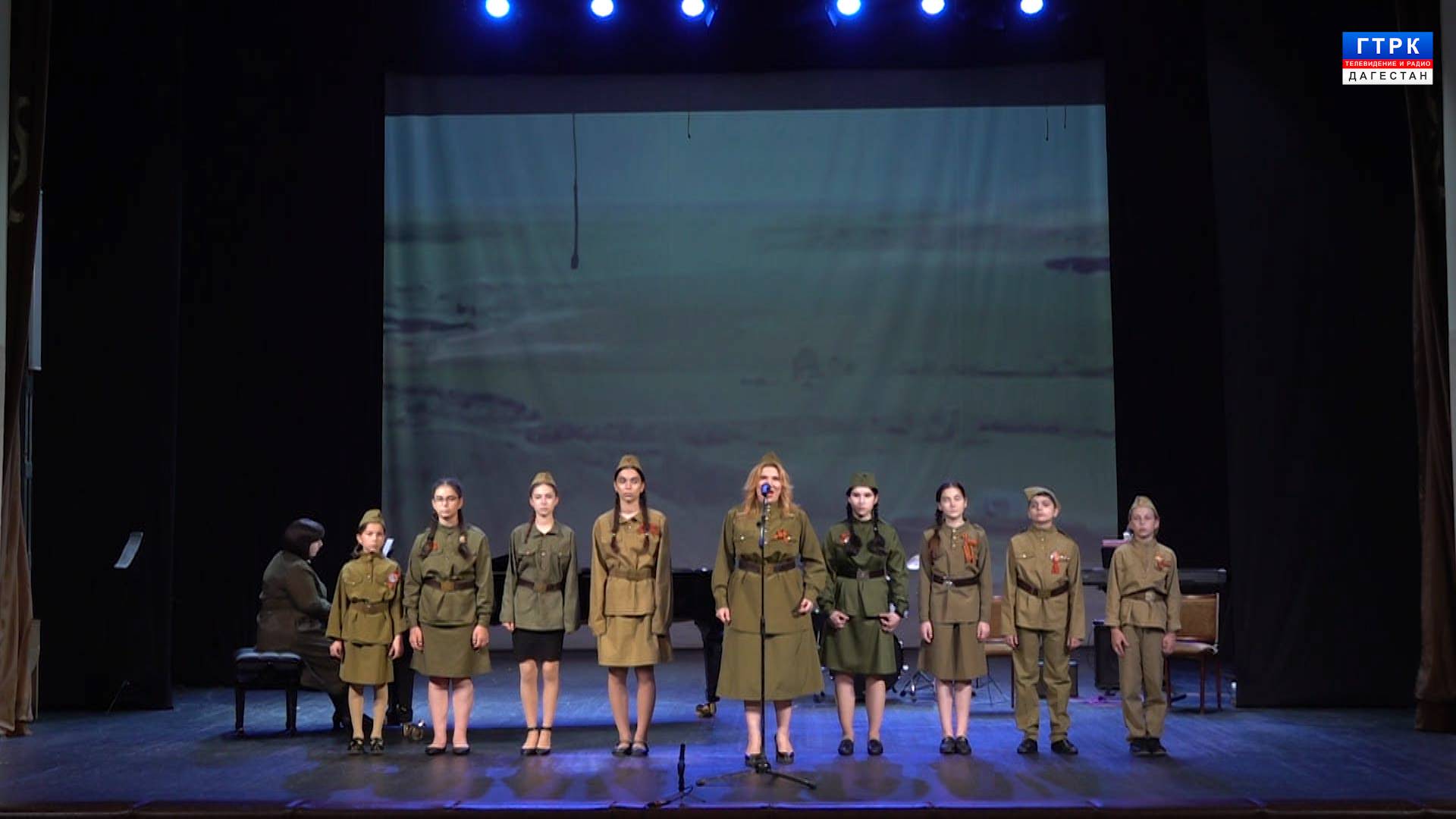 Отчётный концерт школы М.Кажлаева (военный блок) 20.06.25 г.