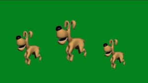 ФУТАЖ  - ПОГОНЯ  - ХРОМАКЕЙ НА ЗЕЛЕНОМ ФОНЕ