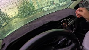 Накидка из алькантары, на панель приборов Kia Rio X-line.