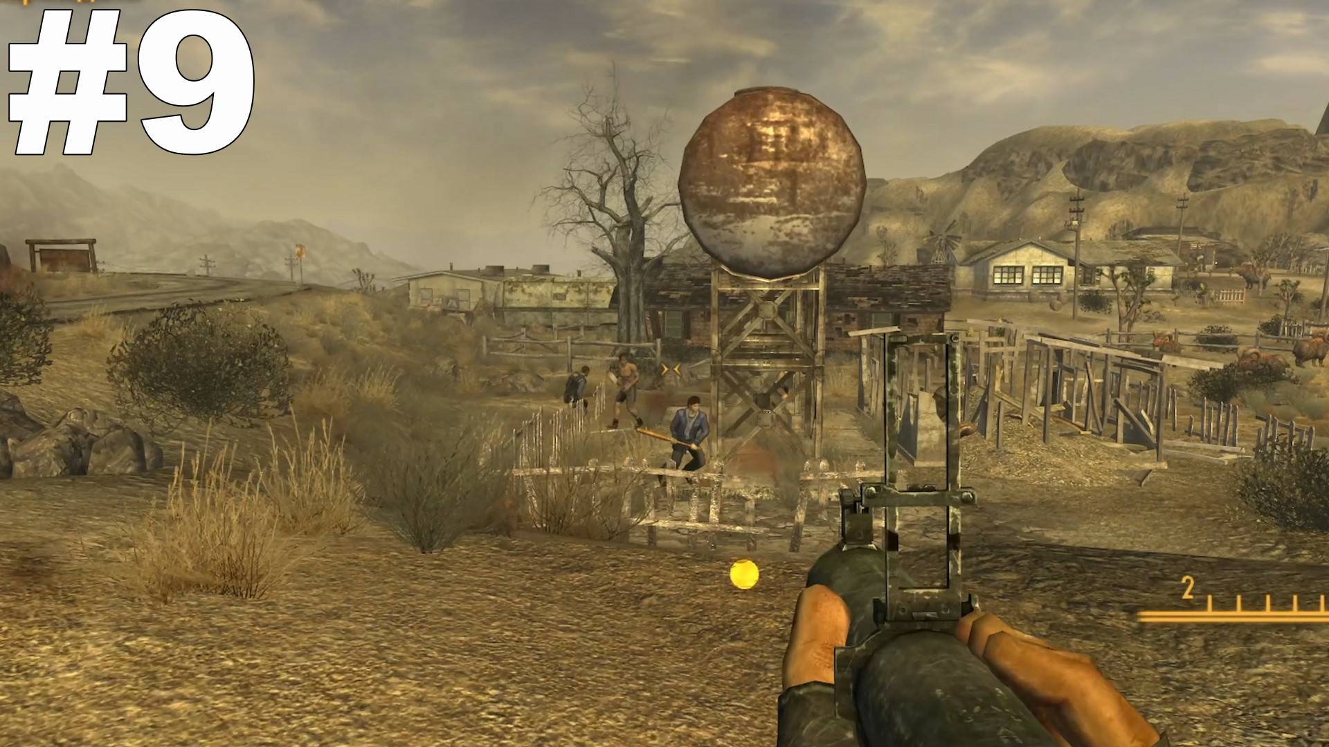 ▶Fallout: New Vegas. Стрельба в призрачном городе. #9