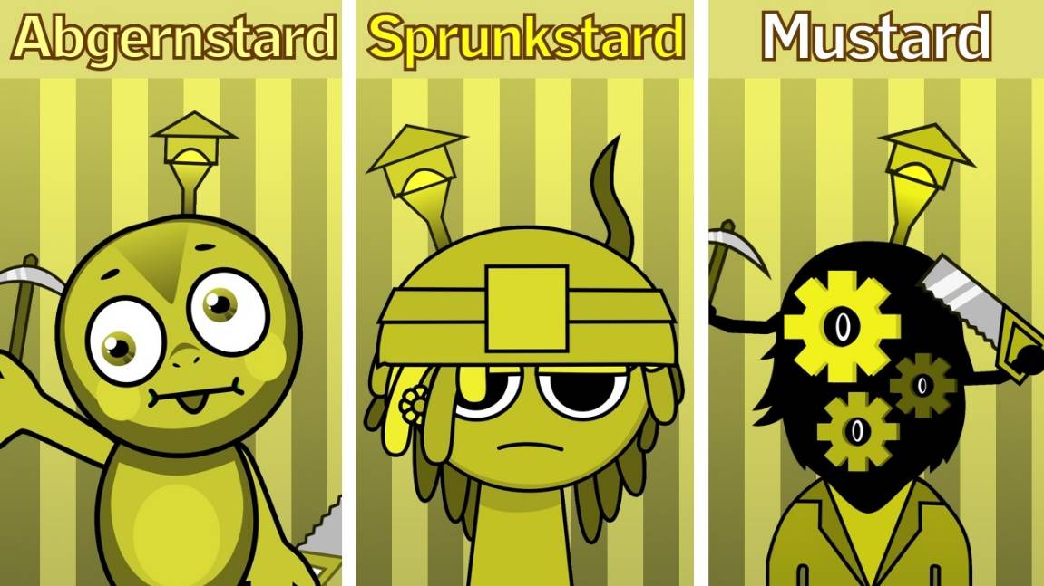 INCREDIBOX SPRUNKI 🌭 | ABGERNSTARD vs SPRUNKSTARD vs MUSTARD! 🟡🤯 ТРОЙНОЙ БЕСПРЕДЕЛ!