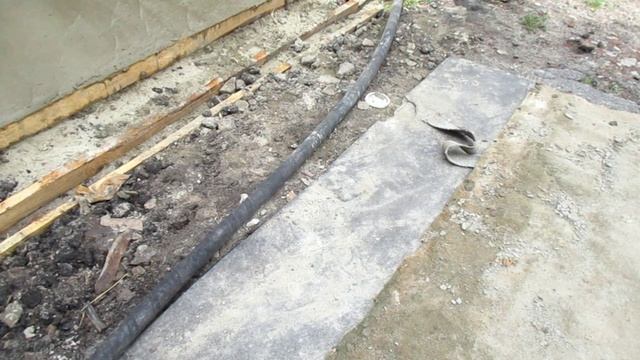 Танцплощадка. Продолжаем лить бетон. Въезд в гараж