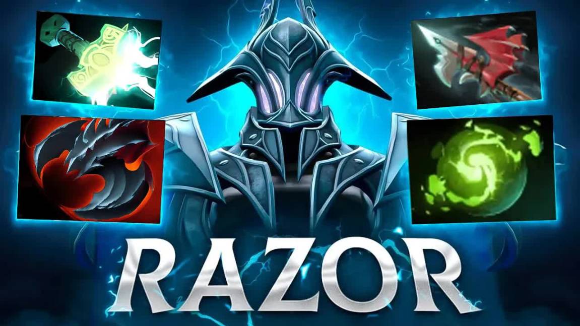 ТОП 1 РАЗОР против ТОП 1 МИРА | 30 LVL RAZOR vs SATANIC Dota 2