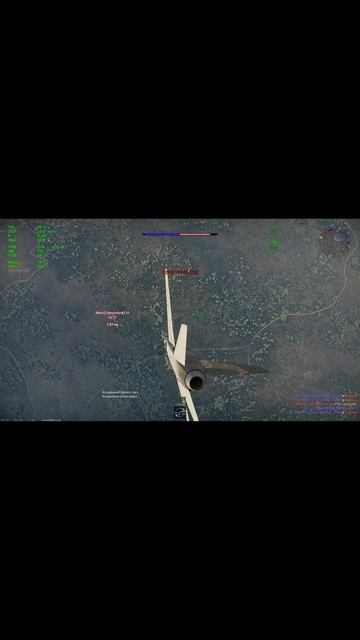 War Thunder. F-100F Крутой заход на атаку, и стрельба в яблочко#warthunder #shortsvideo