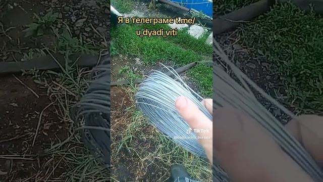 Буду натягивать троса внутри теплицы для подвязки помидор. #помидоры #дача #сад #огород #дядявитя