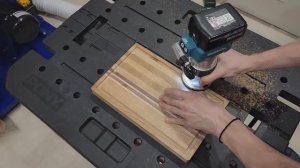 Реечные разделочные доски из дуба со вставками (часть2)