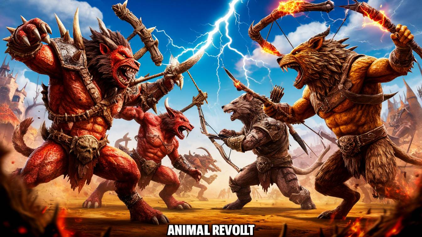 ЭПИЧНЫЕ СРАЖЕНИЯ В ANIMAL REVOLT! 🦁🔥 (Нереальные моменты!)