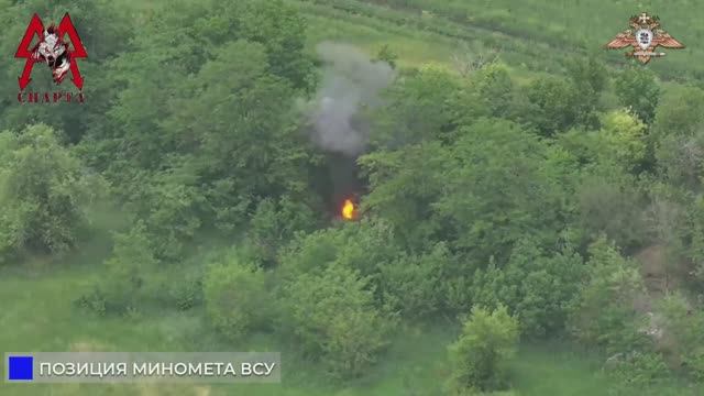 🔥🏴⚡ Уничтожение минометов ВСУ силами 80 орб «Спарта»