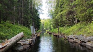 Соловки. На лодке по озёрам и каналам. Малый круг.