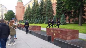 Красная площадь. Смена караула.