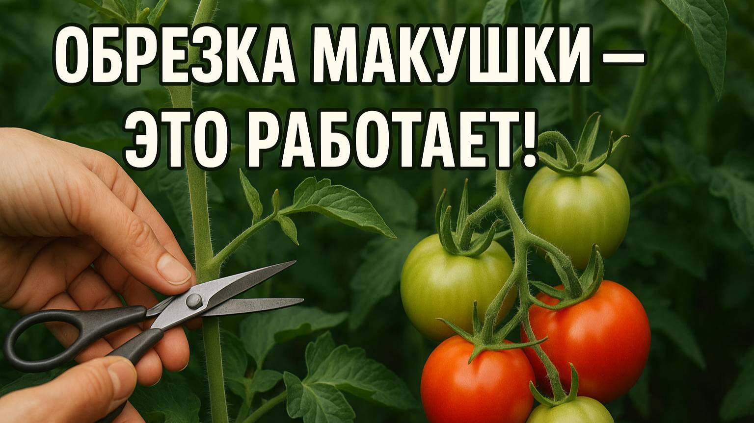 Обрезка макушки томатов — рабочий способ для большого урожая!