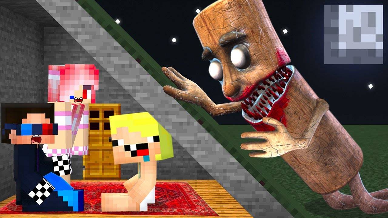🛌ОБУСТРОИЛИ БУНКЕР И ПЕРЕЖИЛИ НОЧЬ В МАЙНКРАФТ! ШЕДИ ЛЕСКА И НУБИК MINECRAFT