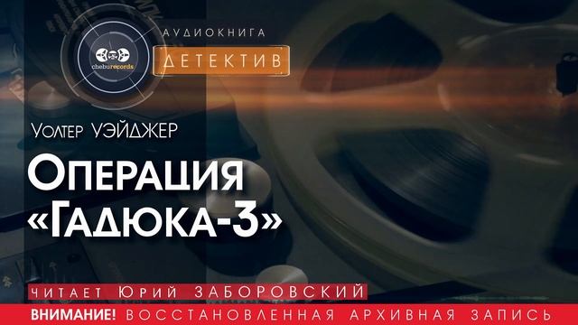 Операция Гадюка - 3 - Уолтер УЭЙДЖЕР (читает Юрий ЗАБОРОВСКИЙ) | ДЕТЕКТИВ аудиокниги слушать