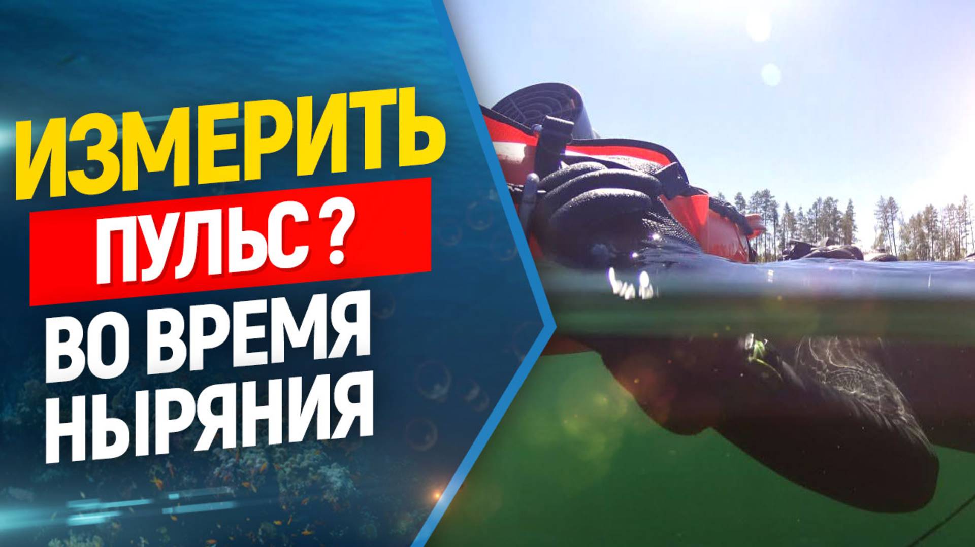 Чем мерять пульс во время фридайвинга ?