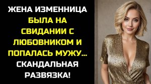ЖЕНА ИЗМЕННИЦА БЫЛА НА СВИДАНИИ С ЛЮБОВНИКОМ И БЫЛА ПОЙМАНА ВРАСПЛОХ МУЖЕМ...