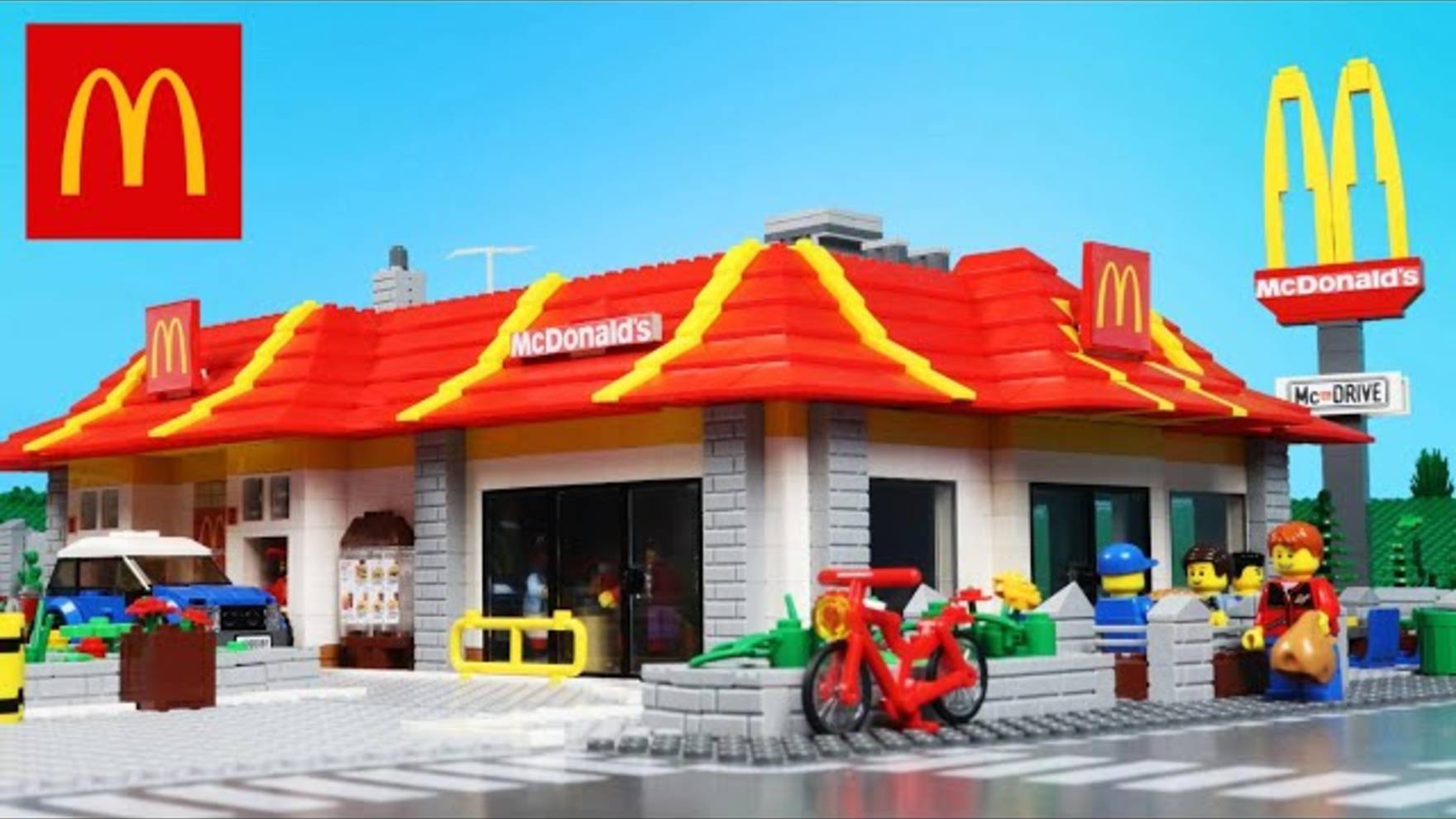 ЛЕГО МАКДОНАЛЬДС АНИМАЦИЯ ! LEGO Mc'Donalds Animation