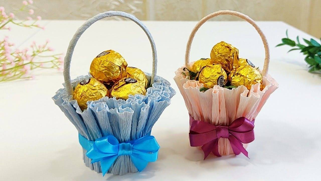 Эти КОРЗИНКИ из БУМАГИ — ПРОЩЕ НЕ БЫВАЕТ! 💖 Мастер-класс