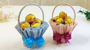 Эти КОРЗИНКИ из БУМАГИ — ПРОЩЕ НЕ БЫВАЕТ! 💖 Мастер-класс