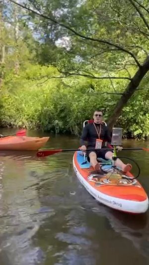В Беларуси придумали кальянные сплавы на сапах: кальян и кресло крепится прямо на сапборд