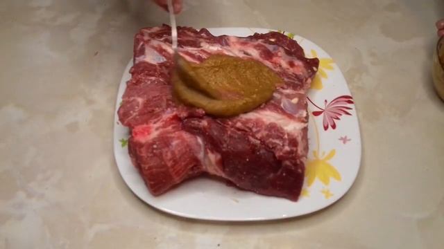 Буженина из свинины вареная в пакете. Очень сочная и ароматная! Рецепт.