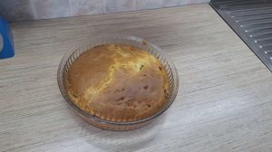 Заливной пирог с капустой и лесными грибами.Вкусно и очень быстро.