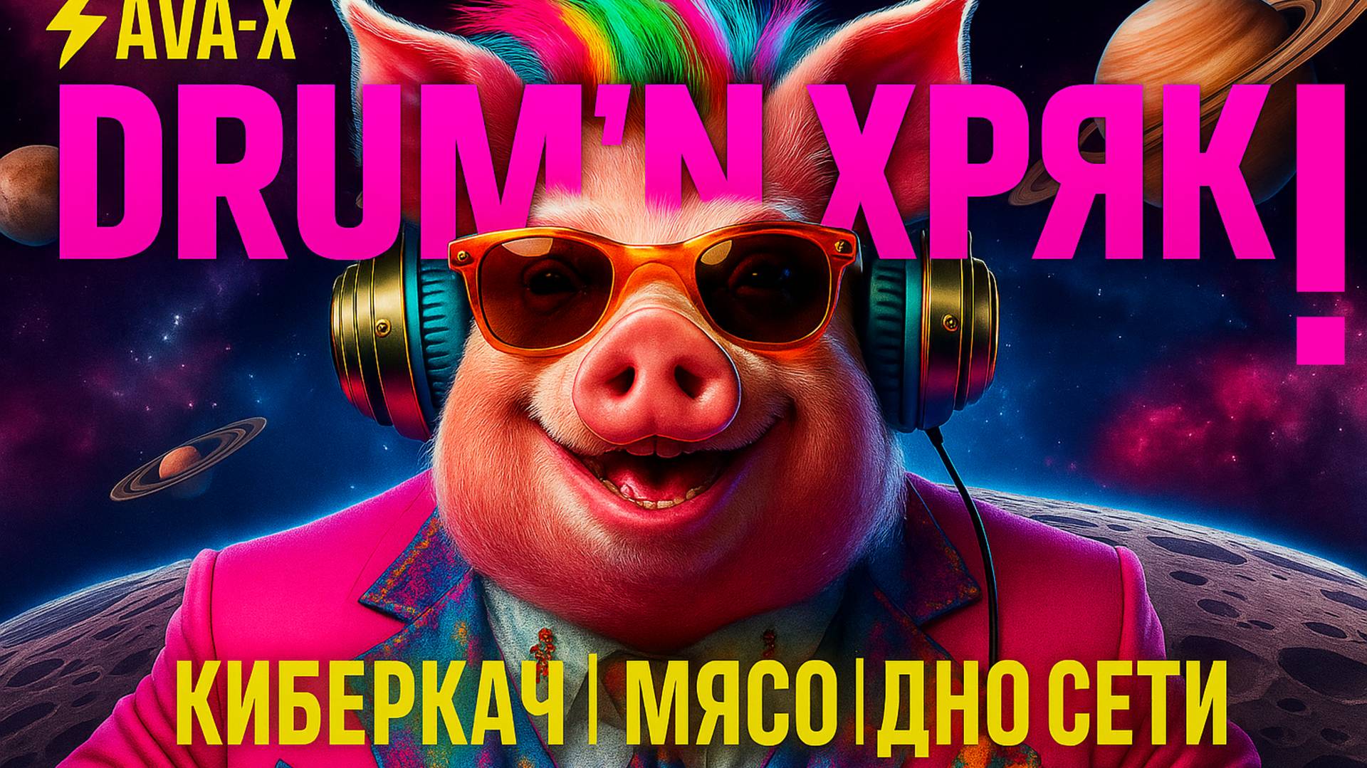 ⚡️AVA-X - DRUM'N'ХРЯК! - КИБЕРКАЧ | МЯСО | ДНО СЕТИ #Техномузыка#Song#Top#Cлушатьмузыку#2026#Music