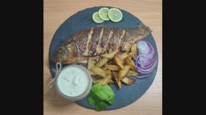 Муж поймал карпа, а я приготовила в аэрогриле