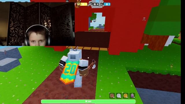 Играю в SkyWars с друзьями