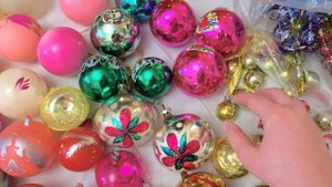 Получила мешок советских елочных игрушек бесплатно: распаковка