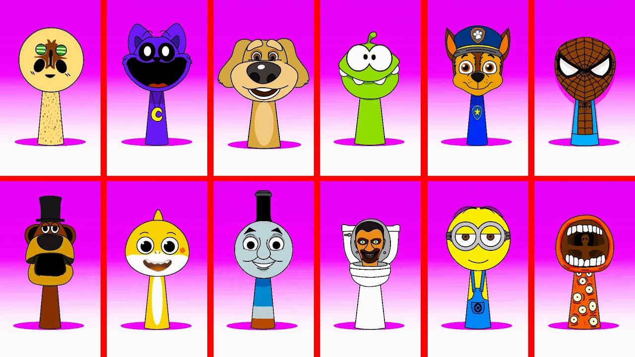 СПРУНКИ VS ИТАЛЬЯНСКИЕ МЕМЫ - ВСЕ ФАЗЫ ПОЛНЫЙ СБОРНИК (Incredibox Sprunki) #sprunki #СПРУНКИ
