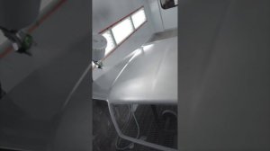 Ремонт и покраска капота Mercedes W126 560SEC