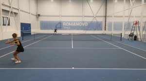 22.06.2025. Высшая лига. Романово. Г.Корнев - Н.Лемягова 2-0 (6-4; 7-6(4))