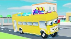 Песенка про ВЕСЕЛЫЙ АВТОБУС  | Песенка про машинки | Мультики про машинки
