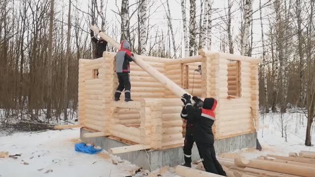 Подборка Теплый дом за 2 дня Пошаговый процесс строительства