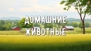 Домашние животные. Учим животных.