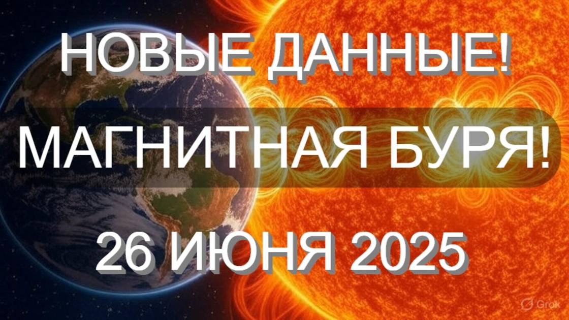 🚨 НОВЫЕ ДАННЫЕ! Магнитные бури 26 июня 2025 — узнайте последние прогнозы!