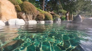 Японский онсэн-рёкан, расположенный в лесу  Gero onsen Yunoshimakan