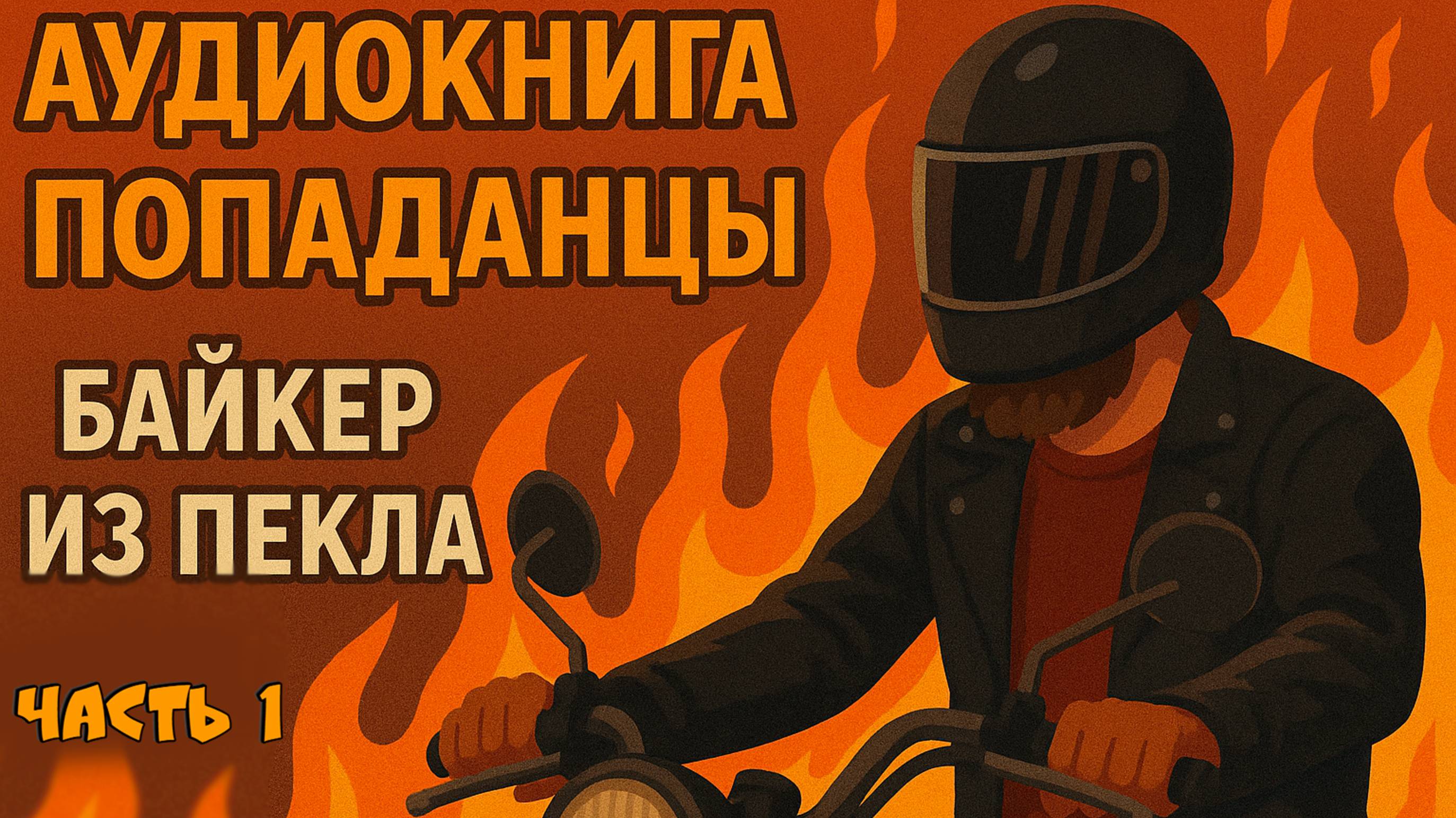 Аудиокниги про попаданцев | Байкер из пекла | Часть 1 — Аудиокнига