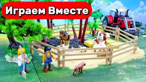 Игрушки мультики детям ! Играем в ФЕРМУ ! Видео для детей