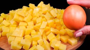 Самый популярный рецепт картофеля в испанском стиле Просто нарежьте картошку и влейте яйца!