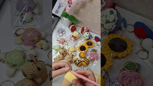 Вязаные брелоки в наличии! МК на моём канале!