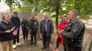 Сергей Курганский - о проблемах сквера на ул. Сретенка, д.13.