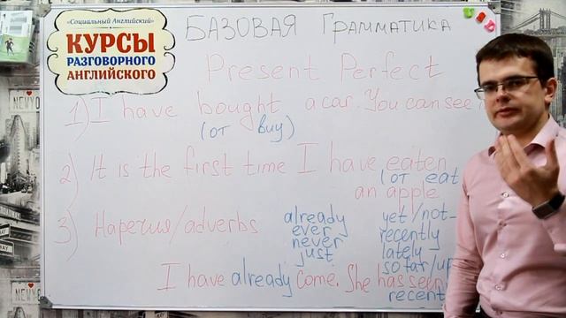 Часть 1. The Present Perfect Tense Настоящее Завершенное.