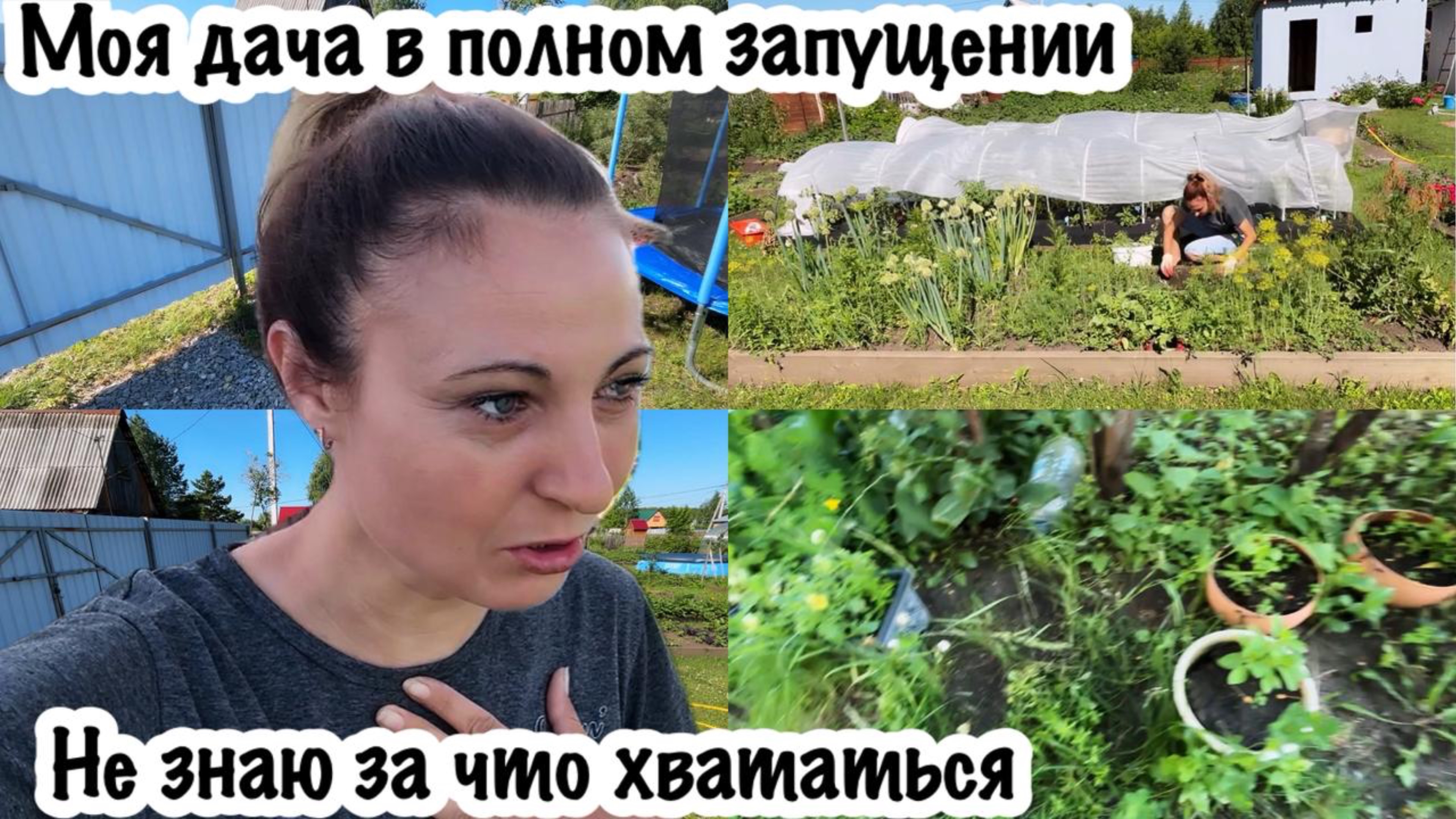 МОЯ ДАЧА ТАК ЗАПУЩЕНА ЧТО Я НЕ ЗНАЮ ЗА ЧТО ХВАТАТЬСЯ/УБОРКА ДАЧНОГО УЧАСТКА/МОЯ ЗАБРОШЕННАЯ ДАЧА