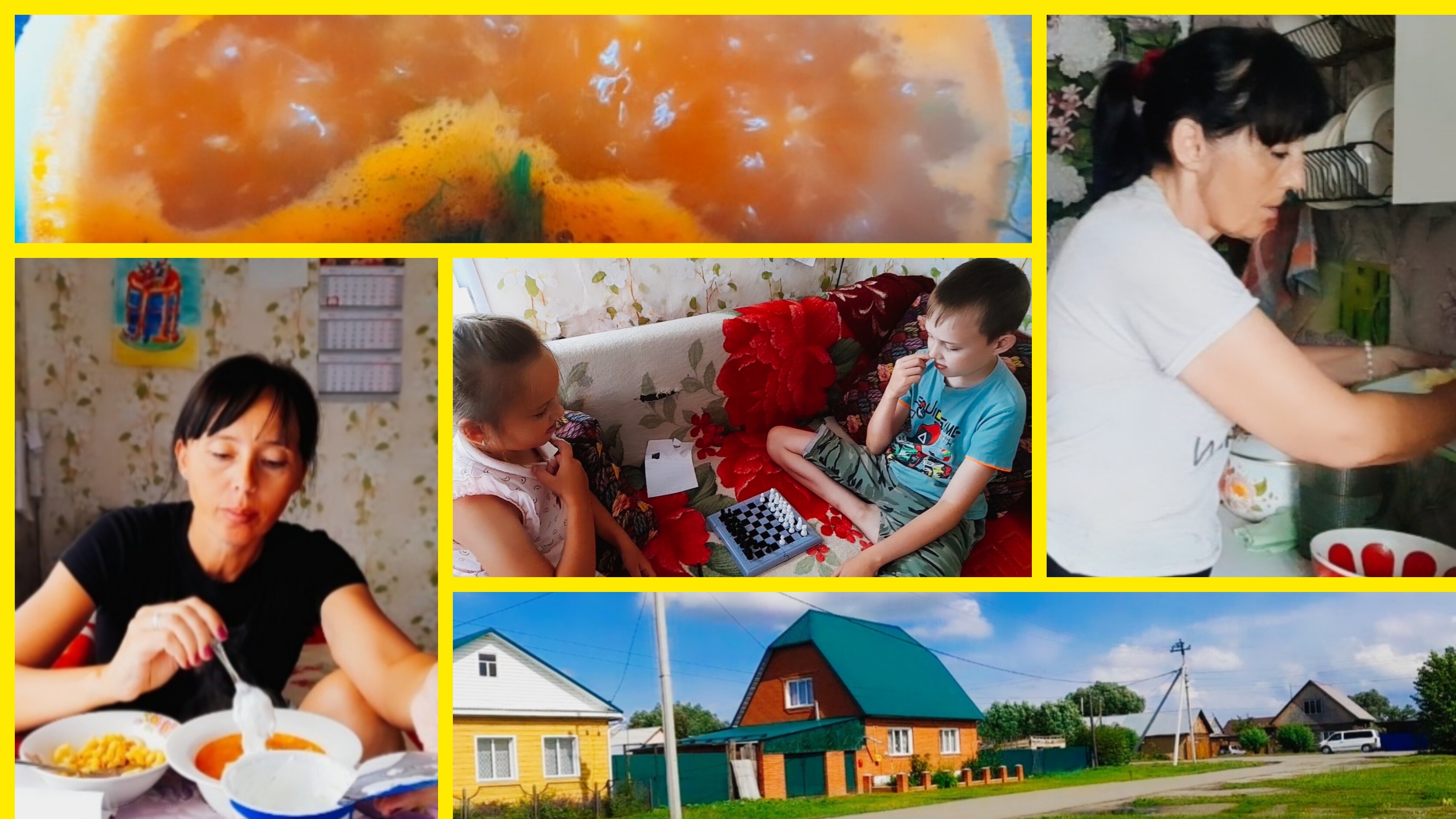 Как живётся в Деревне в сезон дождей ? Месяц июнь.Хроника дня.